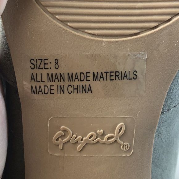 Quipid Sage Green Ankle Boots Size 8 - Picture 7 of 11